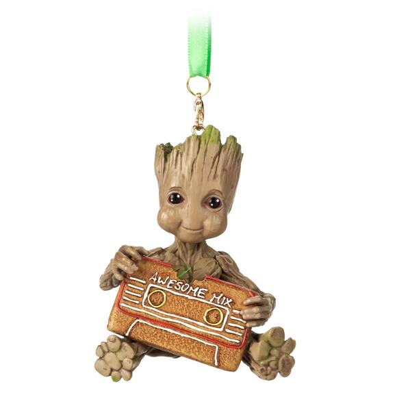 Disney Sketchbook Ornament - Baby Groot – Guardians of the Galaxy W Shipper - Picture 1 of 3